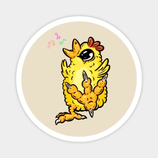 Dancing and Singing Chick Chicken Cartoon Character Magnet